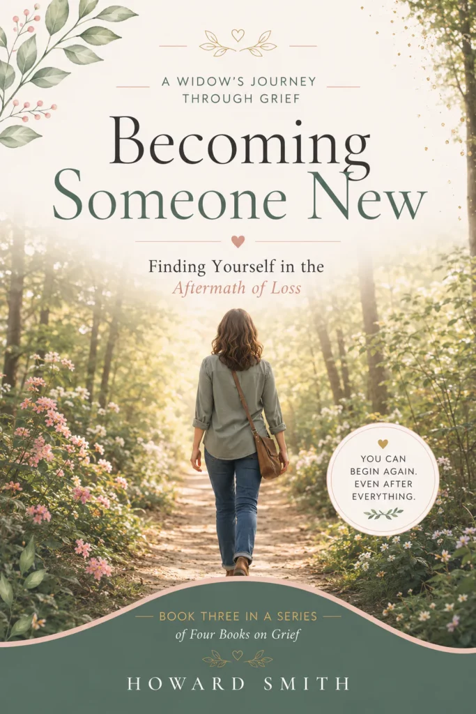 Becoming someone new, book three of A Widow's Journey Through Grief